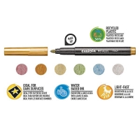 Carioca Metallic Maximarkers μαρκαδόροι 6 χρωμάτων maxi tip Carioca Metallic Maximarkers μαρκαδόροι 6 χρωμάτων maxi tip