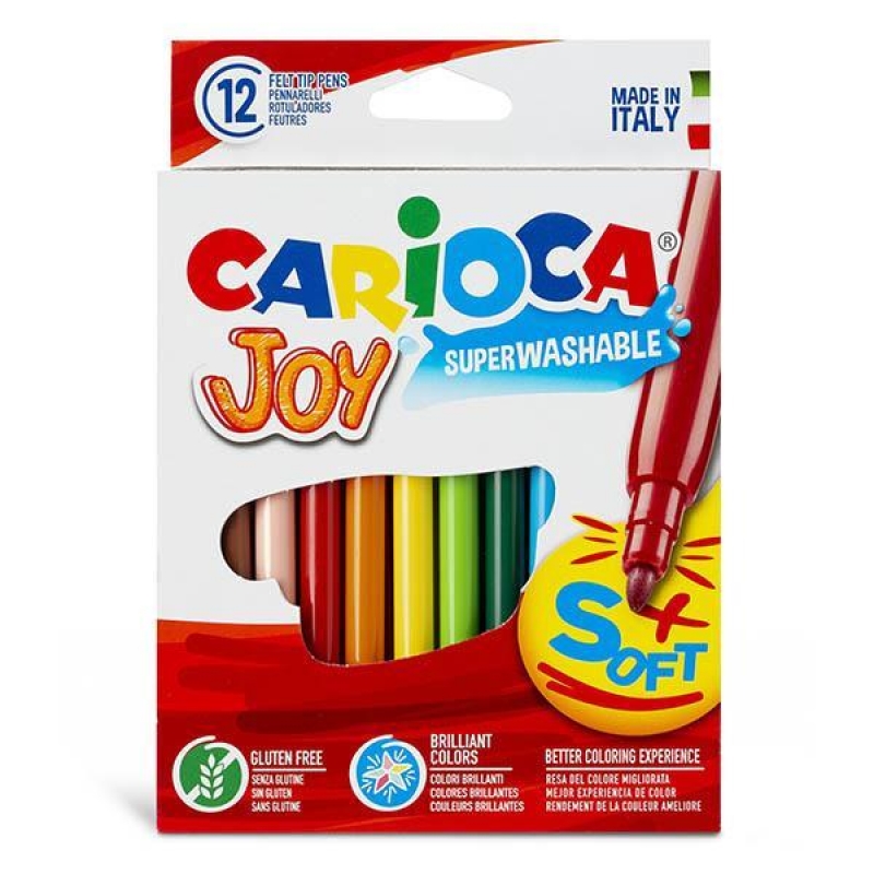 Carioca Joy μαρκαδόροι 12 χρωμάτων Carioca Joy μαρκαδόροι 12 χρωμάτων