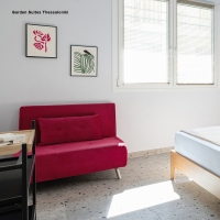 Πολυθρόνα κρεβάτι Nextdeco Berlin φουξ Υ92x100x91εκ.