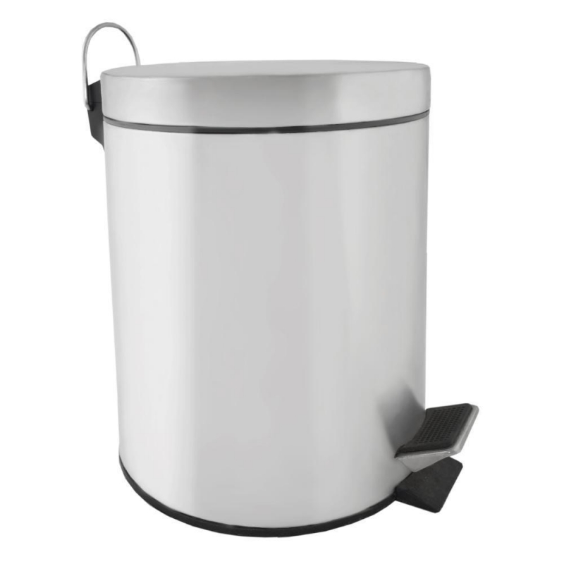 Κάδος απορριμμάτων inox 3l με πεντάλ Y30x11,5x15εκ. Κάδος απορριμμάτων inox 3l με πεντάλ Y30x11,5x15εκ.