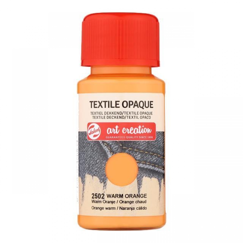 Talens χρώμα textile opaque 2502 warm orange 50ml Talens χρώμα textile opaque 2502 warm orange 50ml