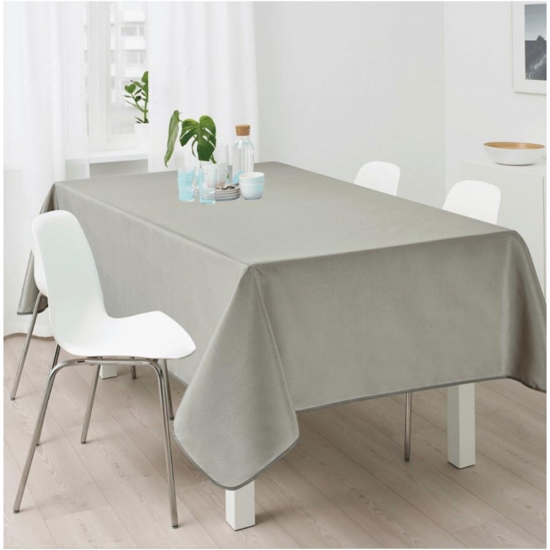 Τραπεζομάντηλο αλέκιαστο γκρι 100% polyester 150x180εκ. Τραπεζομάντηλο αλέκιαστο γκρι 100% polyester 150x180εκ.