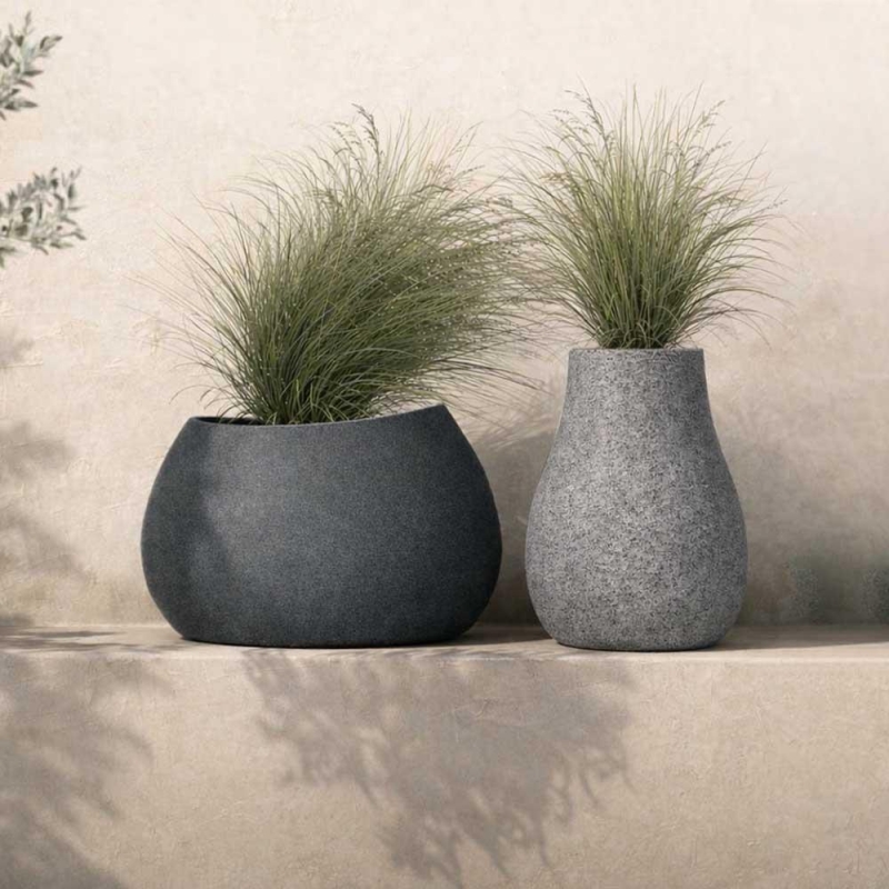 Γλάστρα - κασπώ Evolia γκρι Y50x40x40εκ. Γλάστρα - κασπώ Evolia γκρι Y50x40x40εκ.