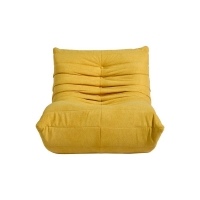 Compressed Nextdeco πολυθρόνα Togo κίτρινο Υ70x85x103εκ.