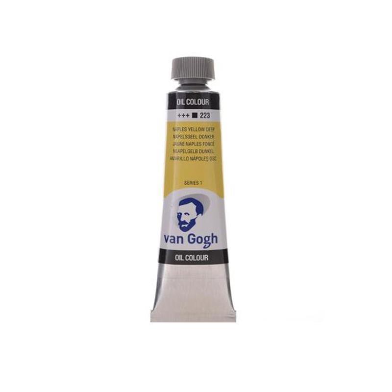 Talens van gogh χρώμα λαδιού 223 naples yellow deep 20ml