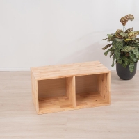 Ξύλινο κουτί ορθογώνιο διπλό Nextdeco Natural Υ39x40x80εκ. Ξύλινο κουτί ορθογώνιο διπλό Nextdeco Natural Υ39x40x80εκ.