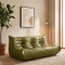 Καναπές τριθέσιος Nextdeco Togo eco leather χακί Υ70x174x102εκ.