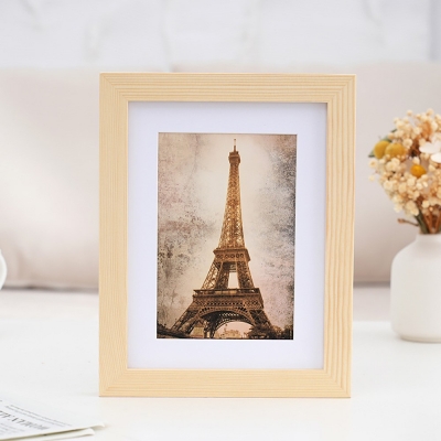 Κορνίζα τοίχου ξύλινη με ακρυλικό τζάμι Υ30x21εκ.