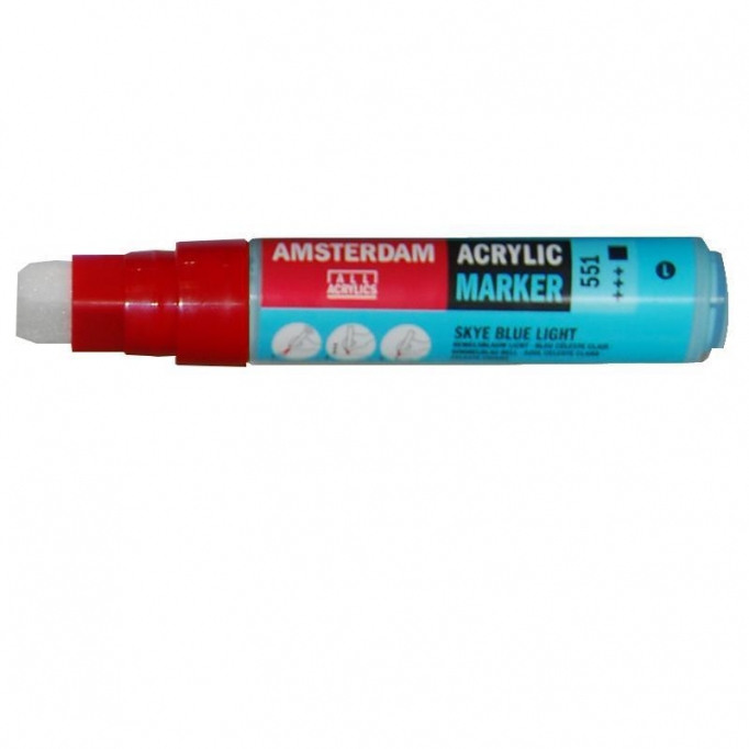 Talens amsterdam marker 551 sky blue l large