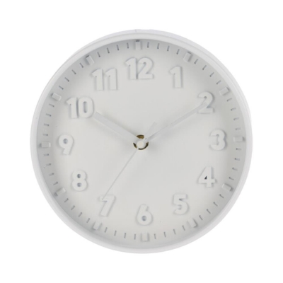 Ρολόι τοίχου λευκό Ø20εκ. Ρολόι τοίχου λευκό Ø20εκ.