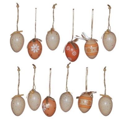 Σακουλάκι με 12 διακοσμητικά πασχαλινά αυγά #1