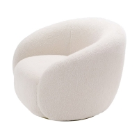 Πολυθρόνα Nextdeco Bouclé Scot μπεζ με χρυσή βάση 54x57xΥ75εκ. Πολυθρόνα Nextdeco Bouclé Scot μπεζ με χρυσή βάση 54x57xΥ75εκ.