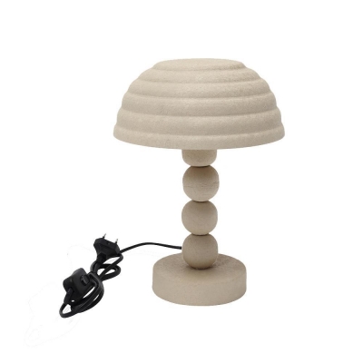 Φωτιστικό επιτραπέζιο μεταλλικό ματ Nextdeco μπεζ Υ29xØ20εκ. Φωτιστικό επιτραπέζιο μεταλλικό ματ Nextdeco μπεζ Υ29xØ20εκ.