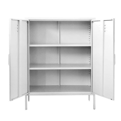 Ντουλάπα μεταλλική Nextdeco δίφυλλη λευκή Υ102x80x40εκ. Ντουλάπα μεταλλική Nextdeco δίφυλλη λευκή Υ102x80x40εκ.