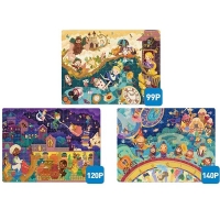 Mideer παζλ 3 σε 1 - Level Up 5 "Fairy Tale World" 99,120 - 140τμχ