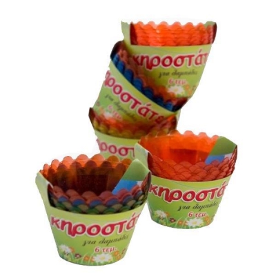 Κηροστάτης πλαστικός συσκευασία 6τεμ.