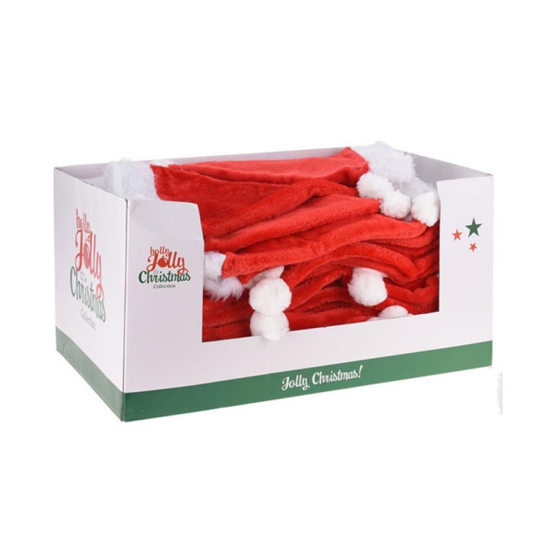 Σκούφος Άγ.Βασίλη κόκκινος 30x45εκ.