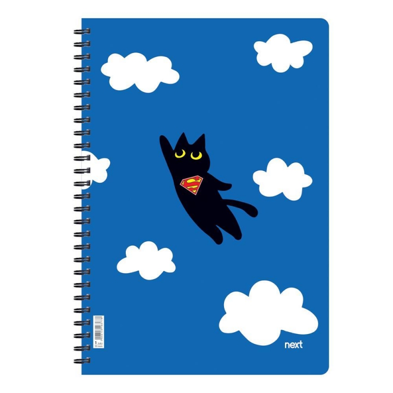 Next trends super cat τετράδιο σπιράλ 3 θέματα 105 φύλλα 21x29εκ. Next trends super cat τετράδιο σπιράλ 3 θέματα 105 φύλλα 21x29εκ.