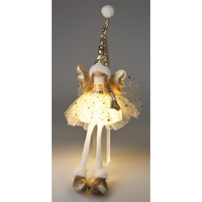 Αγγελάκι φωτιζόμενο LED χρυσό Υ60εκ. Αγγελάκι φωτιζόμενο LED χρυσό Υ60εκ.