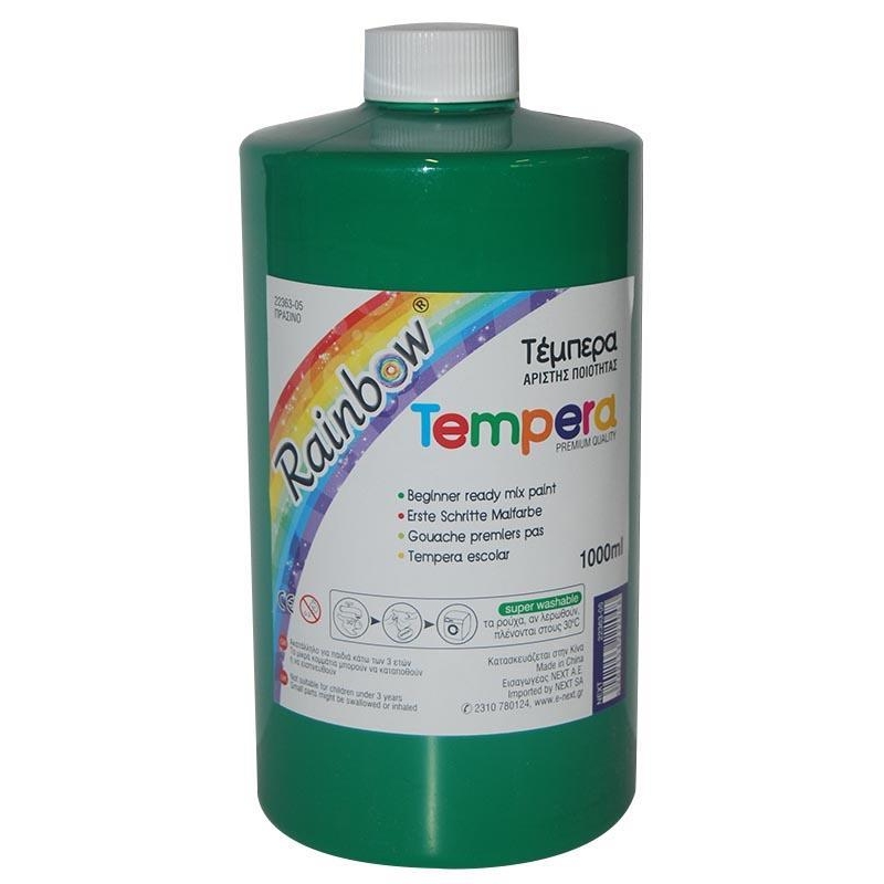 Rainbow τέμπερα πράσινη 1000ml