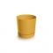 Γλάστρα Tubo μικρή μουσταρδί Y10,9xΦ10,8εκ.