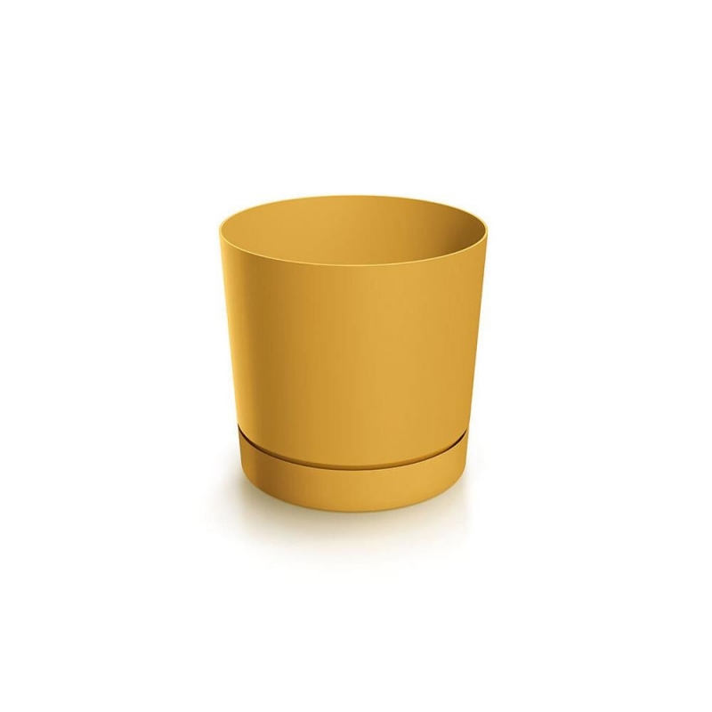 Γλάστρα Tubo μικρή μουσταρδί Y10,9xΦ10,8εκ. Γλάστρα Tubo μικρή μουσταρδί Y10,9xΦ10,8εκ.