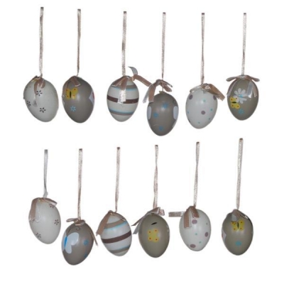 Σακουλάκι με 12 διακοσμητικά πασχαλινά αυγά #2