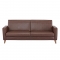 Καναπές κρεβάτι τριθέσιος Nextdeco Soho καφέ Υ81x201x90εκ.