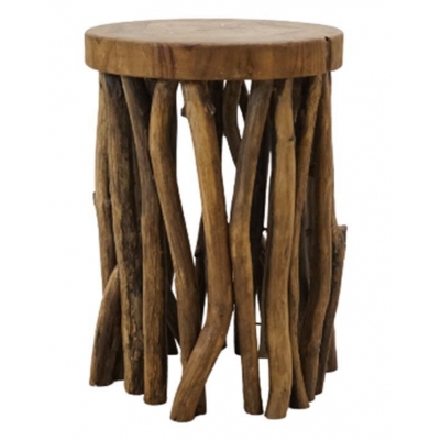 Τραπεζάκι Nextdeco Tribeca ανακυκλωμένο ξύλο teak Ø30x45εκ. Τραπεζάκι Nextdeco Tribeca ανακυκλωμένο ξύλο teak Ø30x45εκ.