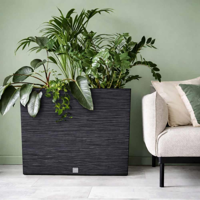 Ζαρντινιέρα - κασπώ Furu ανθρακί Y49,8x58x18εκ. Ζαρντινιέρα - κασπώ Furu ανθρακί Y49,8x58x18εκ.