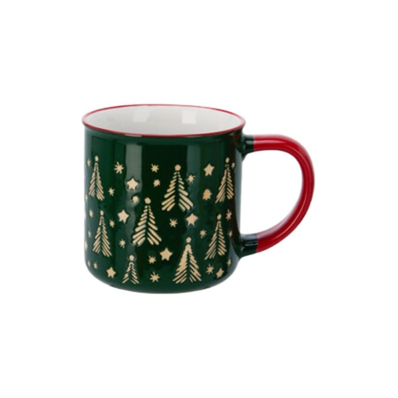 Κούπα stoneware 250ml χριστουγεννιάτικη Έλατο Κούπα stoneware 250ml χριστουγεννιάτικη Έλατο