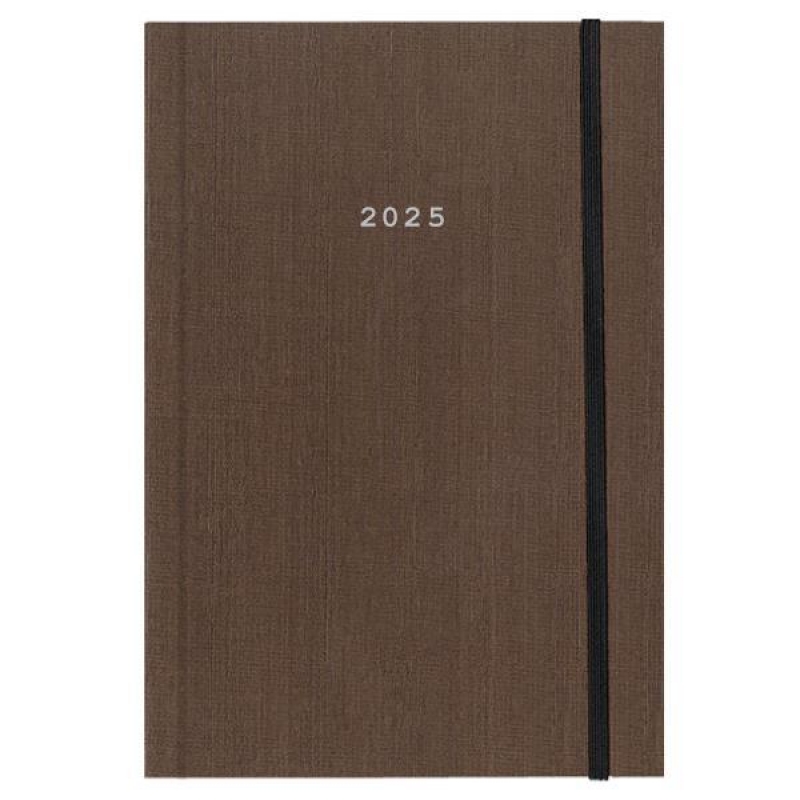 Next ημερολόγιο 2025 fabric ημερήσιο δετό καφέ με λάστιχο 12x17εκ. Next ημερολόγιο 2025 fabric ημερήσιο δετό καφέ με λάστιχο 12x17εκ.