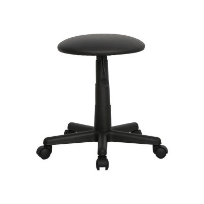 Επαγγελματικό σκαμπό τροχήλατο μαύρο Υ41,5-54xØ38εκ.