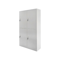 Ντουλάπι μεταλλικό Nextdeco 4 πόρτες με κλειδιά Υ185x90x45εκ.