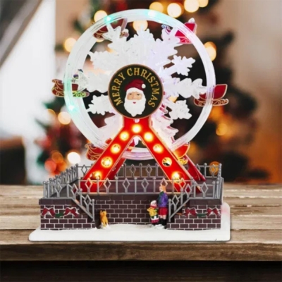 Ρόδα λούνα-παρκ με LED και μουσική, Υ29x28x17,5εκ. Ρόδα λούνα-παρκ με LED και μουσική, Υ29x28x17,5εκ.