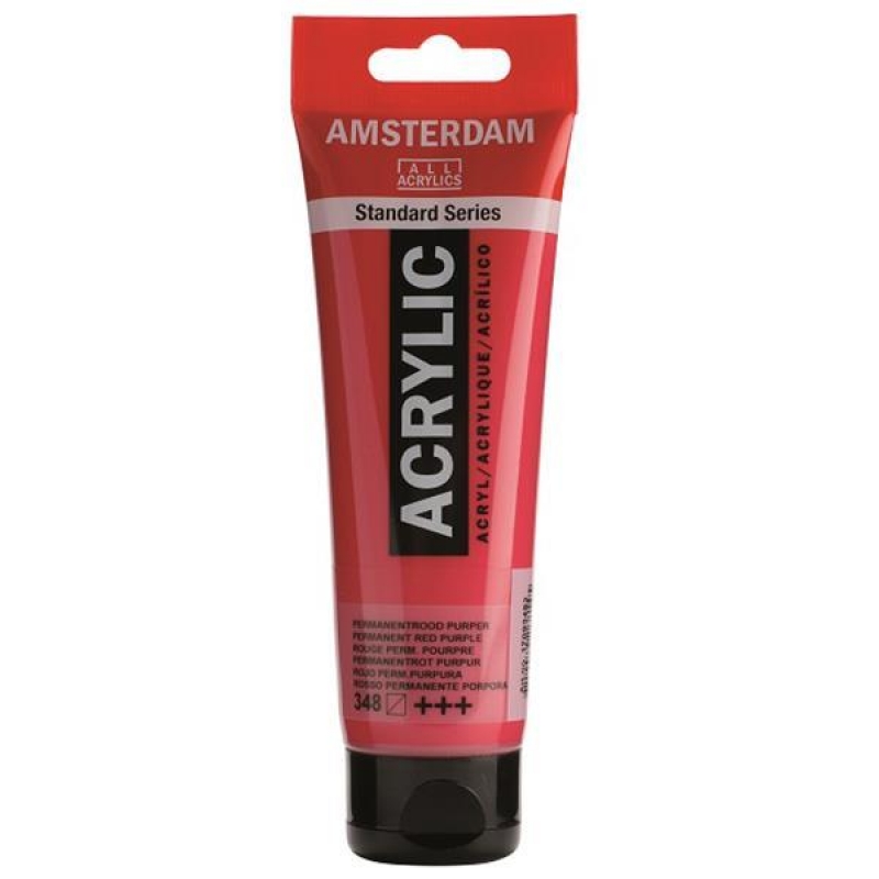 Talens amsterdam ακρυλικό χρώμα 348 perm. red purple 120ml Talens amsterdam ακρυλικό χρώμα 348 perm. red purple 120ml