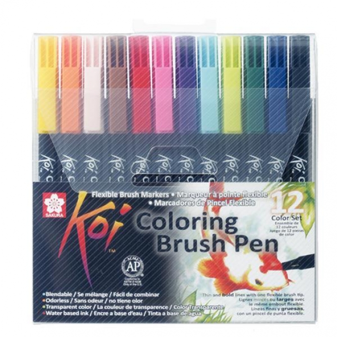 Sakura Koi brush marker σετ 12 τεμ.