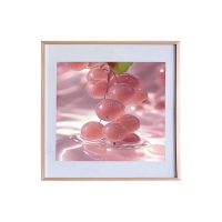 Κορνίζα τοίχου μεταλλική ροζ-χρυσή με ακρυλικό τζάμι 40x40εκ.