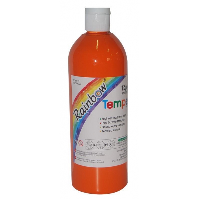 Rainbow τέμπερα πορτοκαλί 500ml