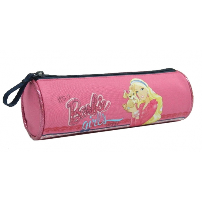 Bagtrotter κασετίνα βαρελάκι Barbie 22x7εκ.