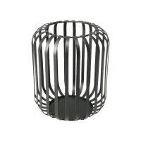 Φανάρι μεταλλικό για κεριά μαύρο 16x18,5εκ Φανάρι μεταλλικό για κεριά μαύρο 16x18,5εκ