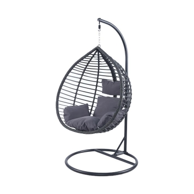 Κρεμαστή Κούνια Nextdeco Nadin rattan με γκρι μαξιλάρια Υ110x118x68εκ. Κρεμαστή Κούνια Nextdeco Nadin rattan με γκρι μαξιλάρια Υ110x118x68εκ.