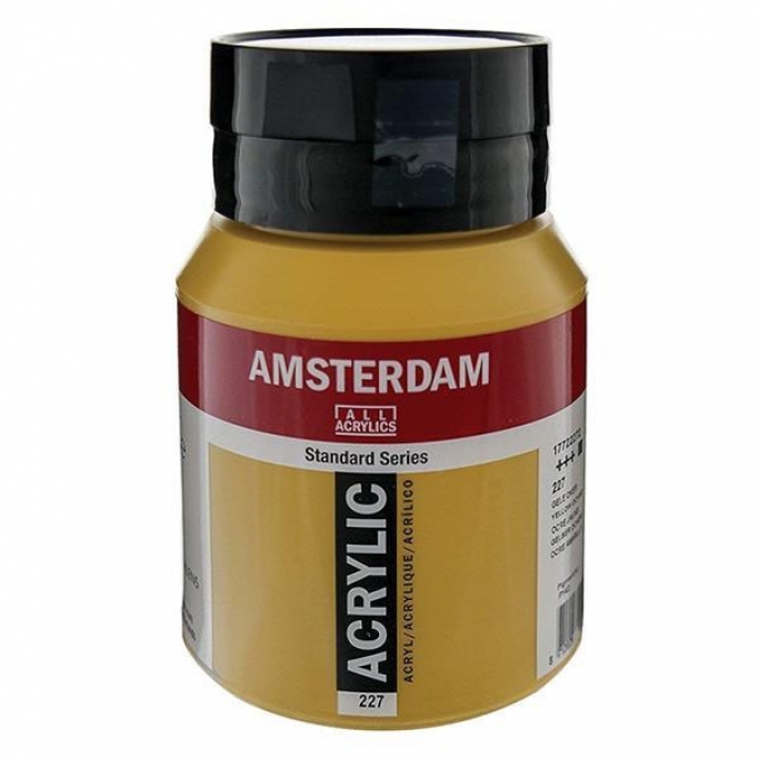 Talens amsterdam ακρυλικό χρώμα 227 yellow ochre 500ml