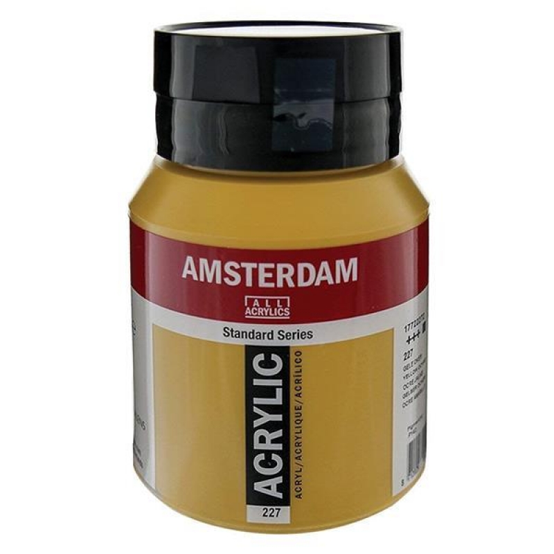 Talens amsterdam ακρυλικό χρώμα 227 yellow ochre 500ml