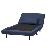 Πολυθρόνα κρεβάτι Nextdeco Berlin denim Υ92x100x91εκ.