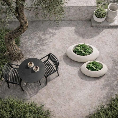 Γλάστρα - κασπώ Yeke μπεζ Υ24x50x40εκ. μικρή