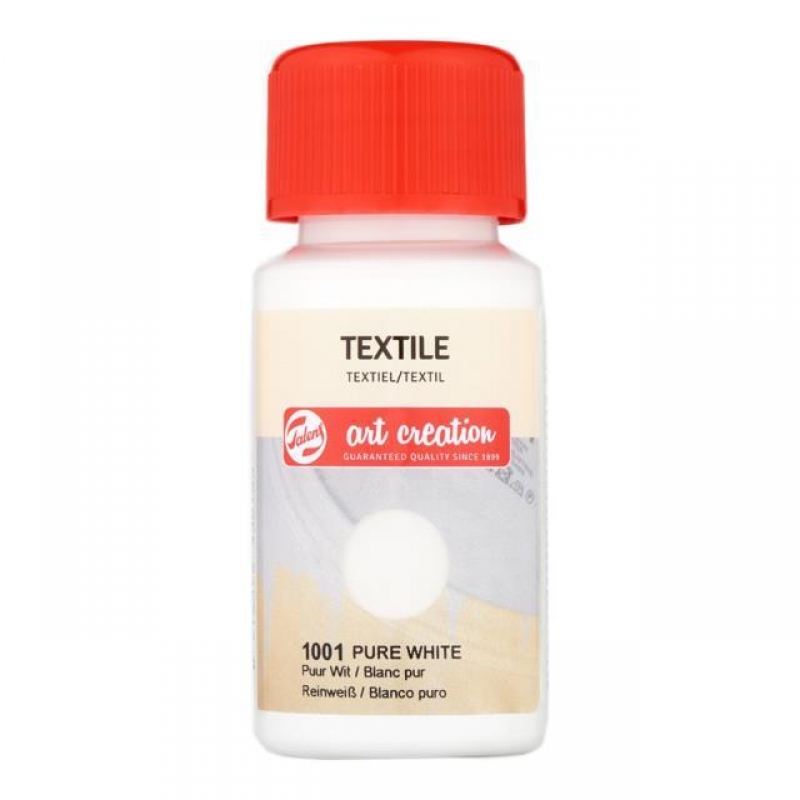 Talens χρώμα textile 1001 pure white 50ml Talens χρώμα textile 1001 pure white 50ml