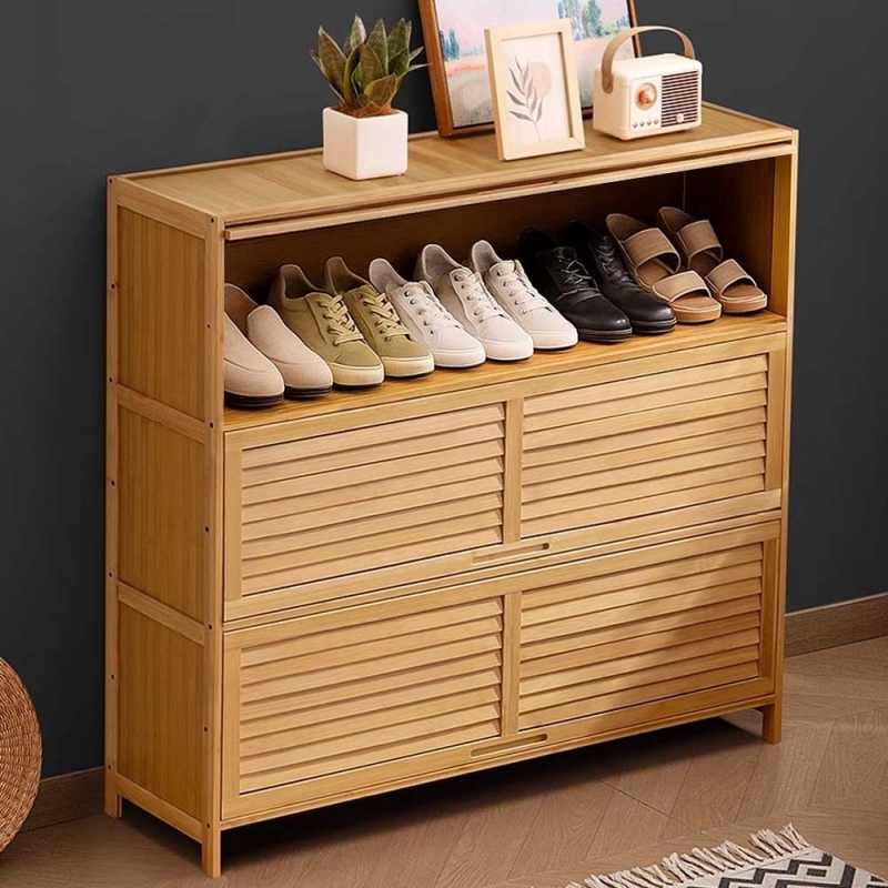 Παπουτσοθήκη 7 επιπέδων Nextdeco μπαμπού Υ106x110x32εκ. μεγάλη Παπουτσοθήκη 7 επιπέδων Nextdeco μπαμπού Υ106x110x32εκ. μεγάλη