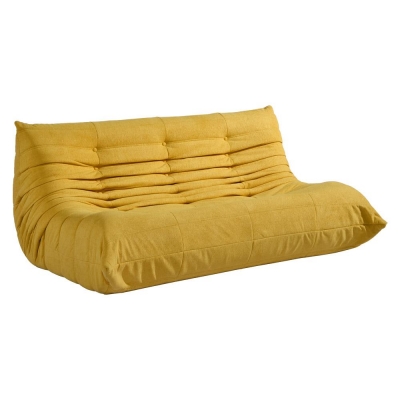 Compressed Nextdeco καναπές τριθέσιος Togo κίτρινος Υ70x174x102εκ. Compressed Nextdeco καναπές τριθέσιος Togo κίτρινος Υ70x174x102εκ.