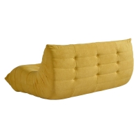 Compressed Nextdeco καναπές τριθέσιος Togo κίτρινος Υ70x174x102εκ. Compressed Nextdeco καναπές τριθέσιος Togo κίτρινος Υ70x174x102εκ.